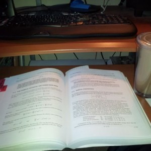3rd cup of coffee in 20 min. Have an adv thermo dynamics Midterm tomorrow.