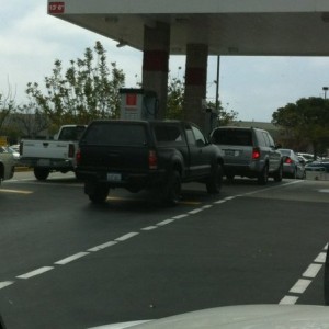 Flat black taco at the Costco in Carlsbad