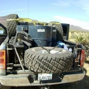 My typical off road load