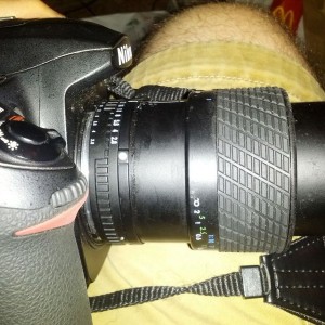 My new 50mm prime set at Max macro distance... roughly an inch at most for 