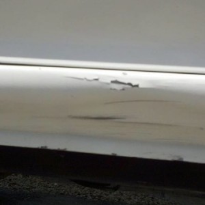 Blasted my side!  Trying to get some sliders fabbed up by Moab!