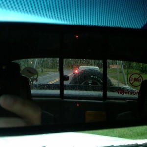 And pulled over once again. Hoping for cracked windshield ticket...hopefull