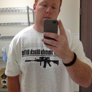 My work shirt is cooler than yours... It has the US constitution on it
