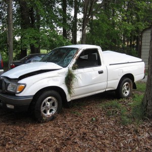 Wrecked Tacoma