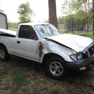 Wrecked Tacoma