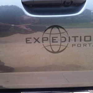 Expedition portal sticker