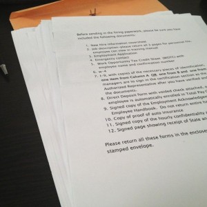 Officially employed. Paperwork done. First day of work tomorrow :woot:
