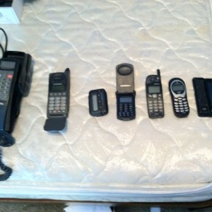 Phone evolution? Yes that's a car phone lol...