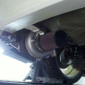 Rearmount turbo on a mazda 6. First one known in existence