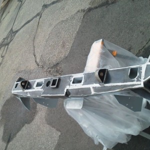 Sawtooth rear bumper, getting it ready for Moab