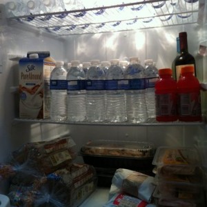 Stocked up the ol' fridge...finally.