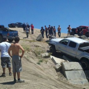 Another one of the busted tie rod(s)