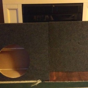 Finished Sub Box/Amp Rack