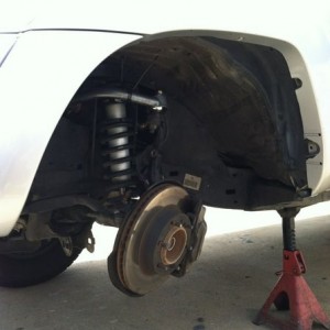 Replacing LCA ball joint...