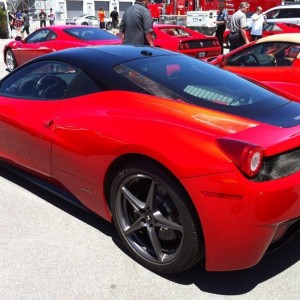 $30k for the paint on this one. Rosso fuoco