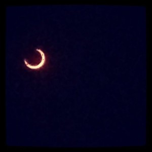 Solar eclipse in ABQ
