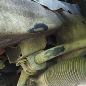 Found where I rub at full lock and hit a bump