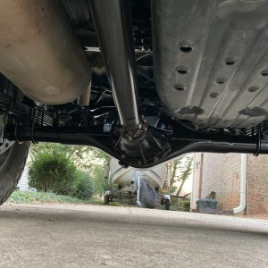 Por-15 Chassis restoration - driveline after