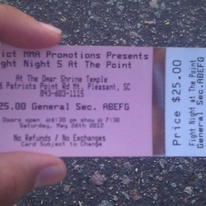 My friend Bart "IronMan" Weeks of Augusta fight club is fighting 