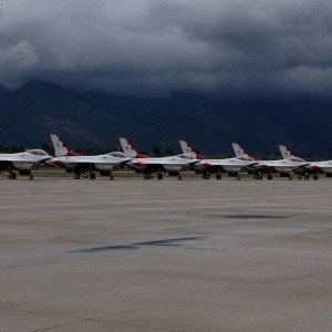 Warriors Over the Wasatch Airshow. Thunderbirds 2012.