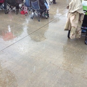 Hail. Perfect Airshow weather haha.