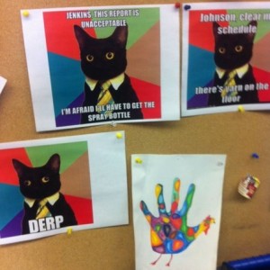 Artwork at work.