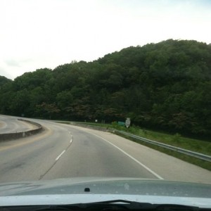 Test. Do any of you guys know where the road to the right goes? Hint Wi.??