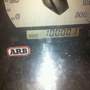 For another thread 100k as I rolled into Moab