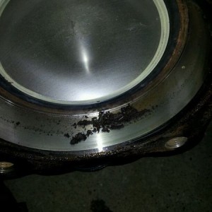 No bueno. Driver's side wheel bearing