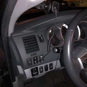 CaliRaised LED Dual USB Port / Ram Ball A Pillar Phone Mount