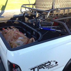 First grocery run with the newish-to-me bed extender :D