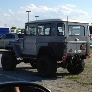 Sweet old yota in the parking lot at the Dover NASCAR race