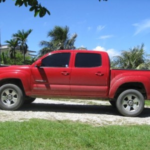 Stages of lift for my 2005 Prerunner