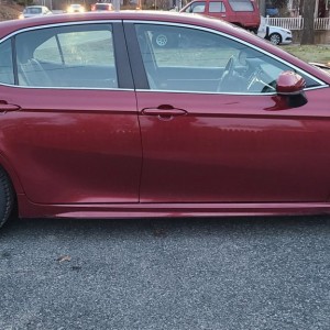 Camry with winter wheels