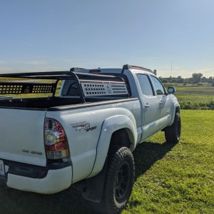 Mid height bed rack