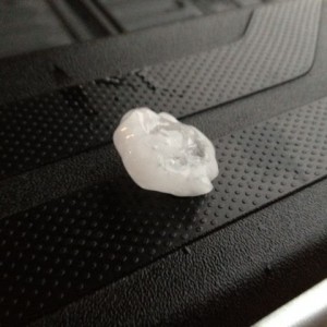 Quarter size hail, got my truck in the garage just in time