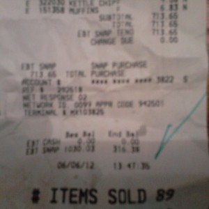 Kids are going to be out of school for the summer had to stock up on junk f