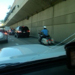 Nice day to be a bike cop