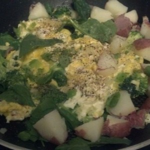 A little breakfast for lunch :D