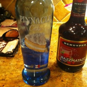 Cake flavored vodka