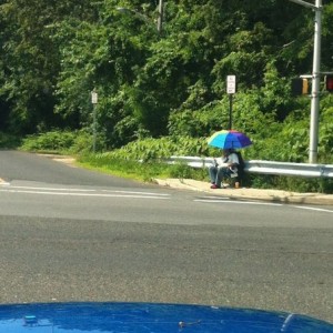 Homeless guy who always hangs out on this corner