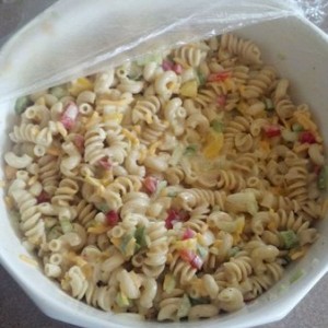 Macaroni salad for dinner tonight