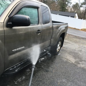 Car wash in January