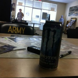 Helping me through my first day back to work in 32 days :eek: