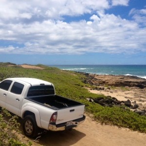 Ka'ena Point on Kam Day