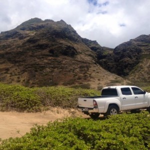 Ka'ena Point on Kam Day