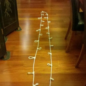 my idea to keep kindergarteners walking in line....lets see how this works