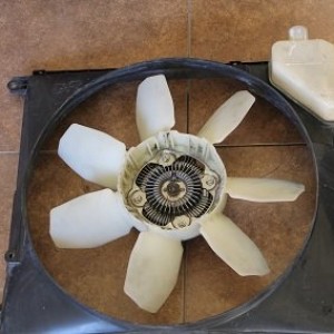 Stock clutch fan
