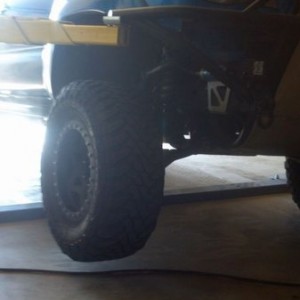 Even after the accident Kennys bumper still holds up... ; )))