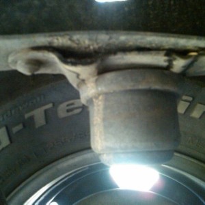 Fat r bumps (build out with large washers so bumps level on strike plate) S